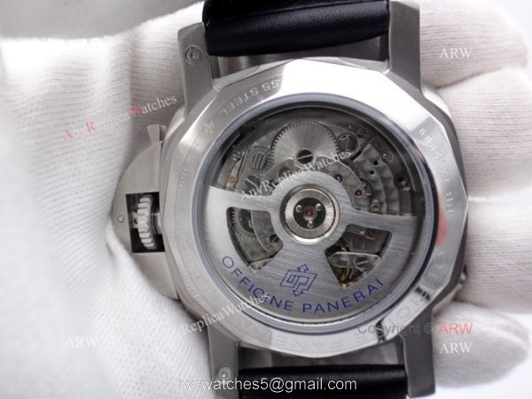 Panerai Power Reserve GMT Black Dial Replica Watch 6