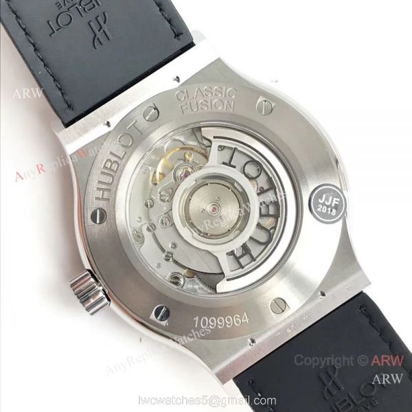Replica Swiss Hublot Classic Fusion Titanium Watch Green Dial 6
