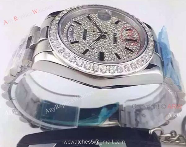 High Quality Rolex Diamond Bezel Replica Watch DDII 41mm 6
