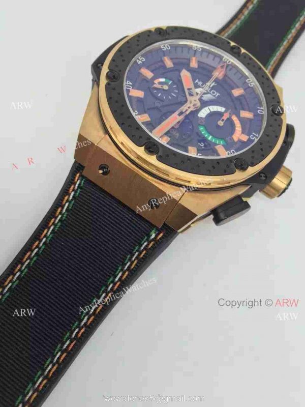 Copy Hublot F1 Geneve Watch Rose Gold Case 6