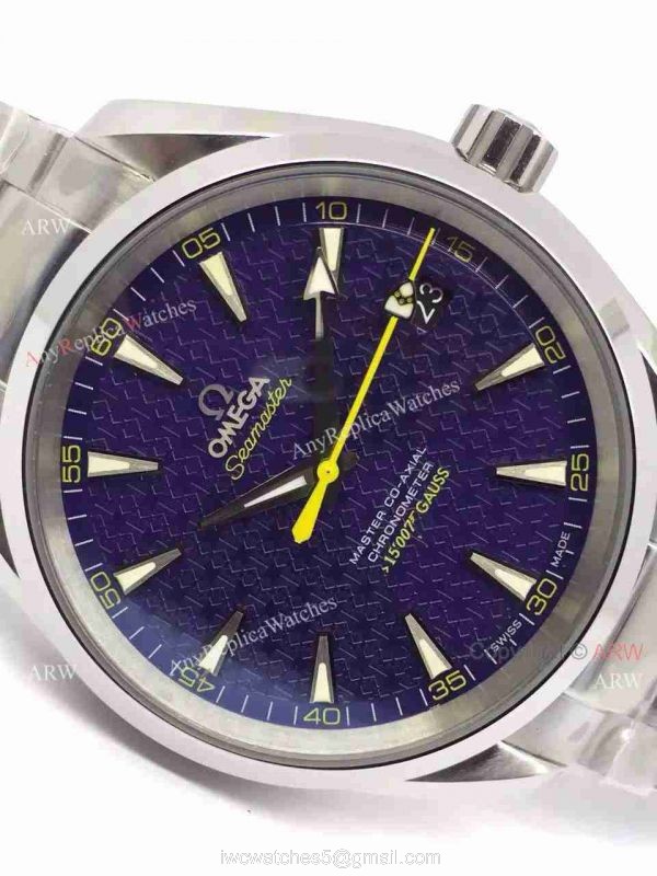 Omega Seamaster 007 Gauss SS Black Replilca watch 8507 6