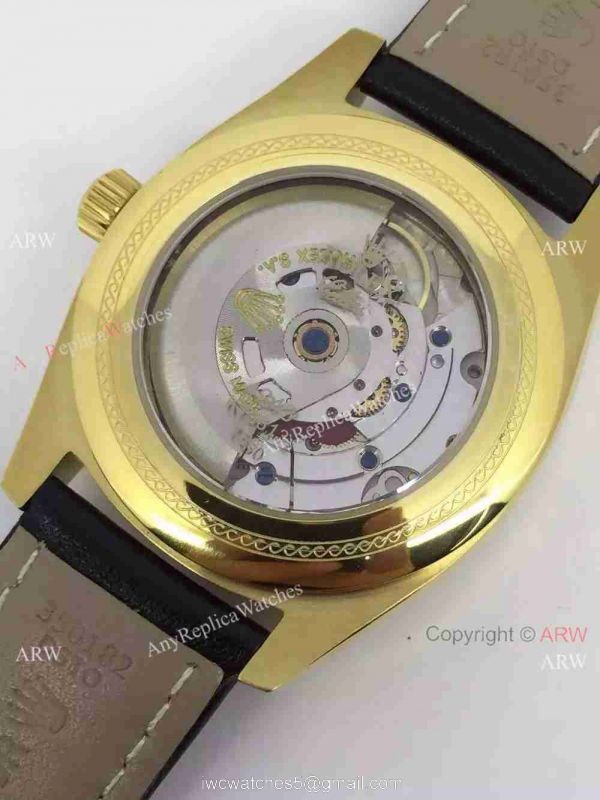 New Replica Rolex Cellini watch Gold Case Silver Dial Swiss Grade 6