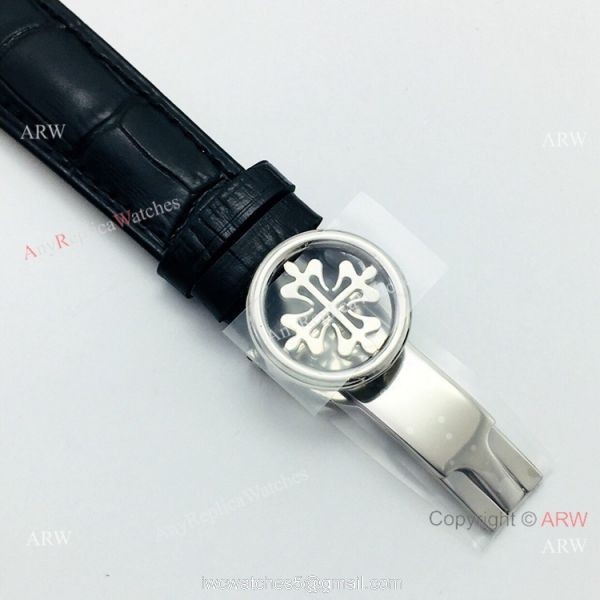 Patek Philippe Replica Annual Calendar White Dial Watch Swiss Cal324 6