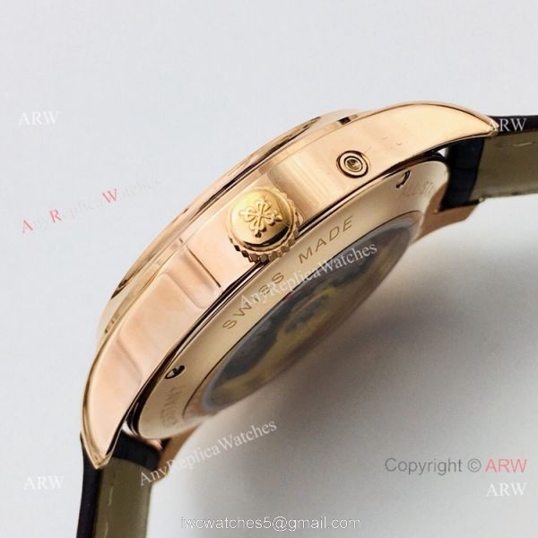 PPF Factory Patek Philippe Annual Calendar Rose Gold watch Swiss Grade 1 6
