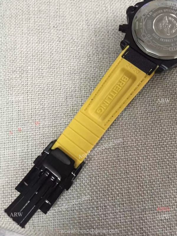 Breitling Avenger Hurricane military Replica Watch Red/Black Rubber Strap 6