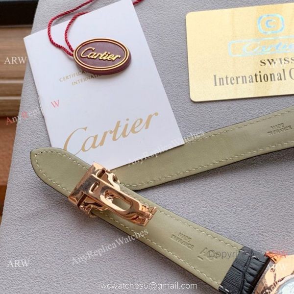 Swiss Quality Cartier Drive De Rose Gold Asia 8215 Watch 6