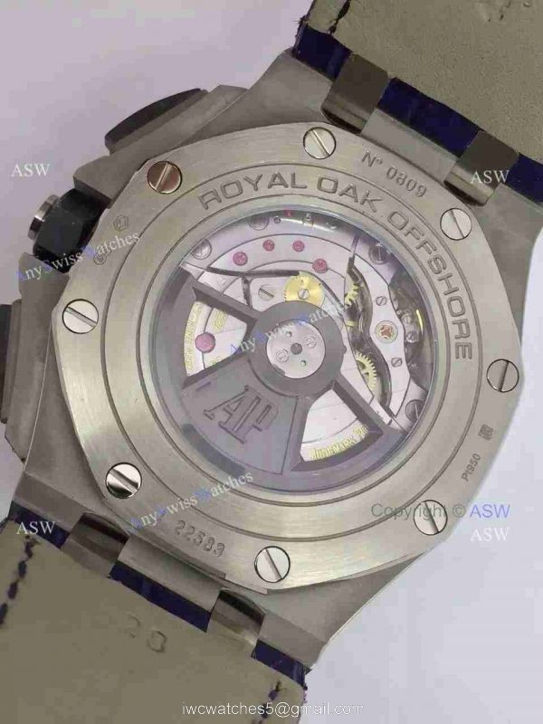 Swiss Copy Audemars Piguet Watch Blue Dial Blue Leather 6