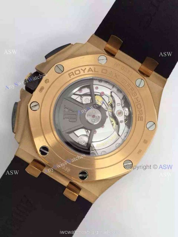 Swiss Audemars Piguet Royal Oak Offshore EARRICHELLO Replica Watch ROSE GOLD 6