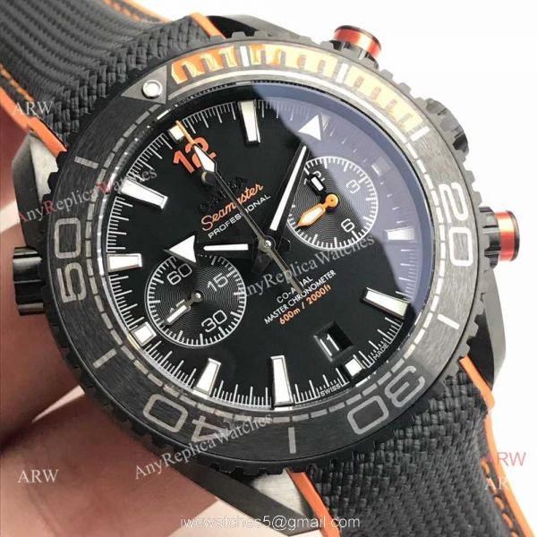 (OM)Replica Omega Seamaster Planet Ocean 600m Master Watch Black Case 6