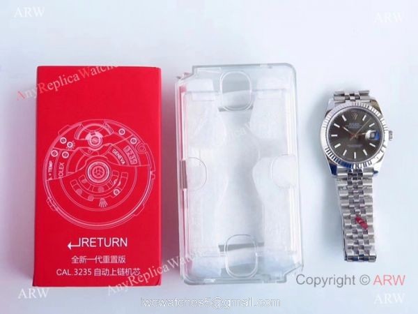EW Factory Swiss Cal.3235 Movement Replica Rolex Datejust 41mm Paraflex Watch 6