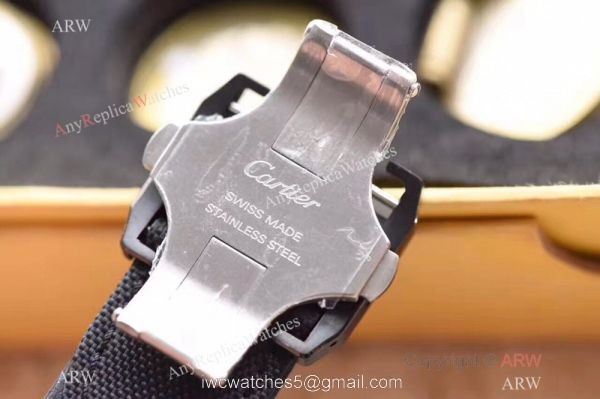 Cartier Santos 100th Anniversary Black Watch Swiss Grade Replica 6