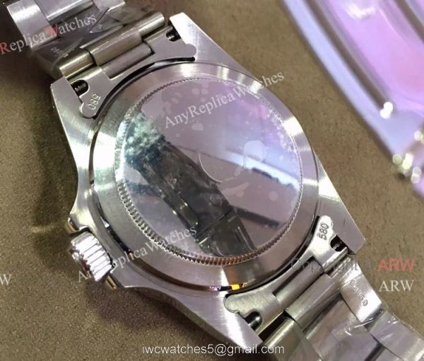 New Single Red Rolex Vintage Submariner Replica Watch Black Dial Thick Plexiglass Crystal 6