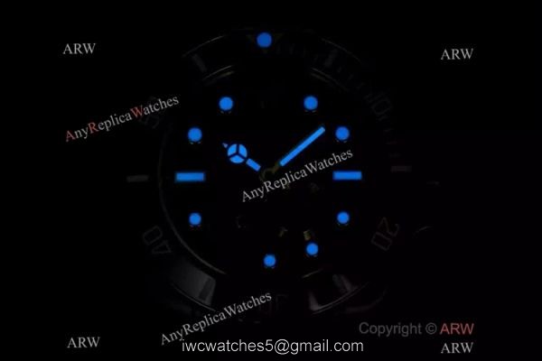 Replica Swiss Rolex Submariner Tourbillon Green Leather Watch 2016 New 6