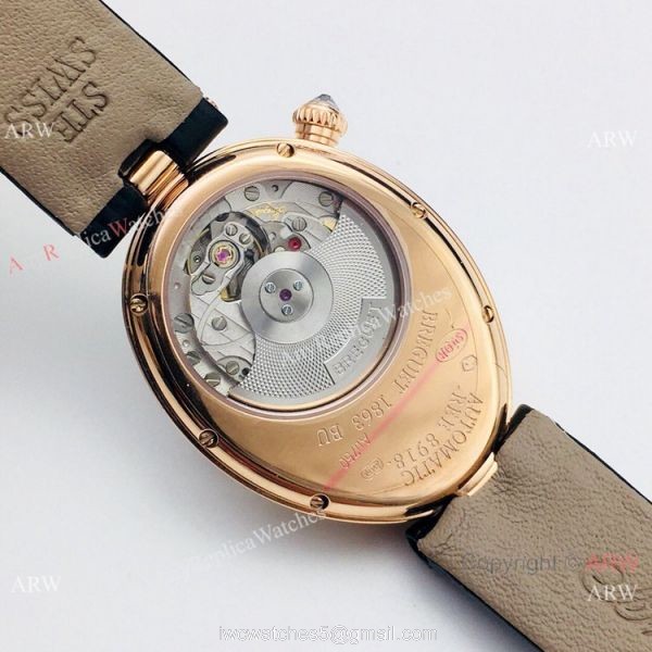 Swiss 1:1 Replica Breguet Reine De Naples Iced Out Watch Ladies 6