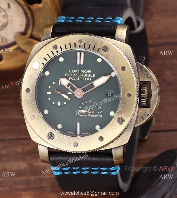 Panerai New Copy Luminor Submersible Power Reserve Bronzo watch 6