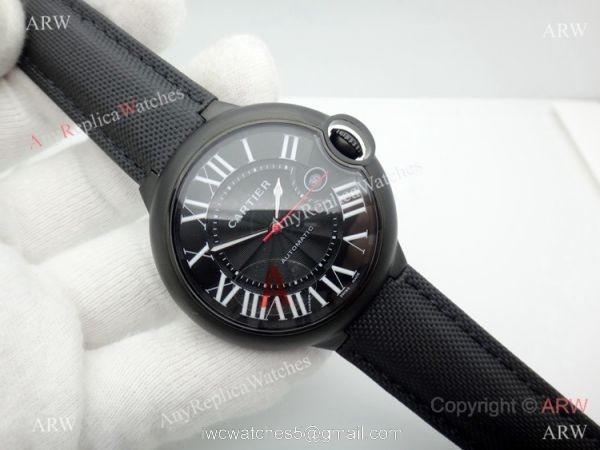 Cartier Ballon Bleu Black ADLC Case Wristwatch Newest Replica 6