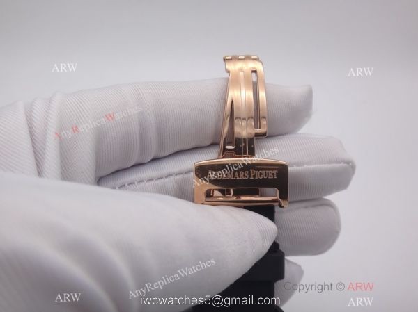 Audemars Piguet Royal Oak Offshore Replica Watch Rose Gold Red 8 Dial 6