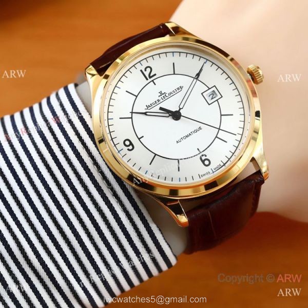Jaeger-LeCoultre Master Date White Dial Gold Watch 2019 Replica 6