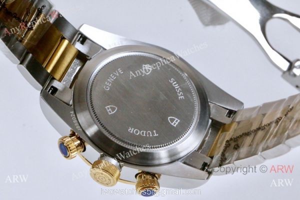 Replica Tudor Heritage Black Bay 42mm Watch Two Tone Black Dial 6