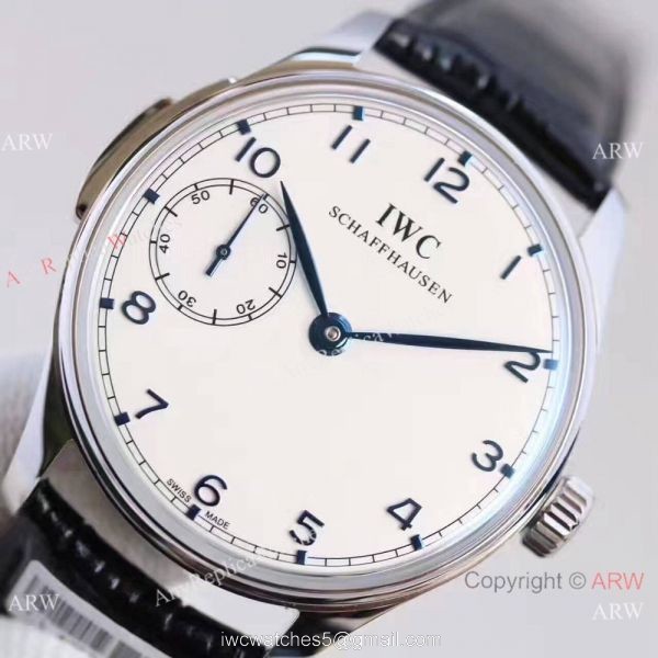 High Quality IWC Portuguese Minute Repeater White Dial SS Watch Low Price 6