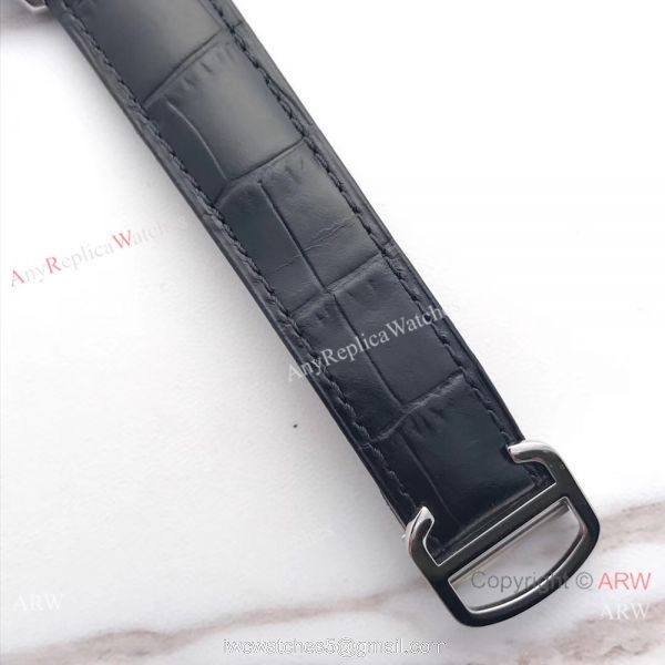 Swiss Drive De Cartier WGNM0003 Replica Watch SS Black Roman Dial 6