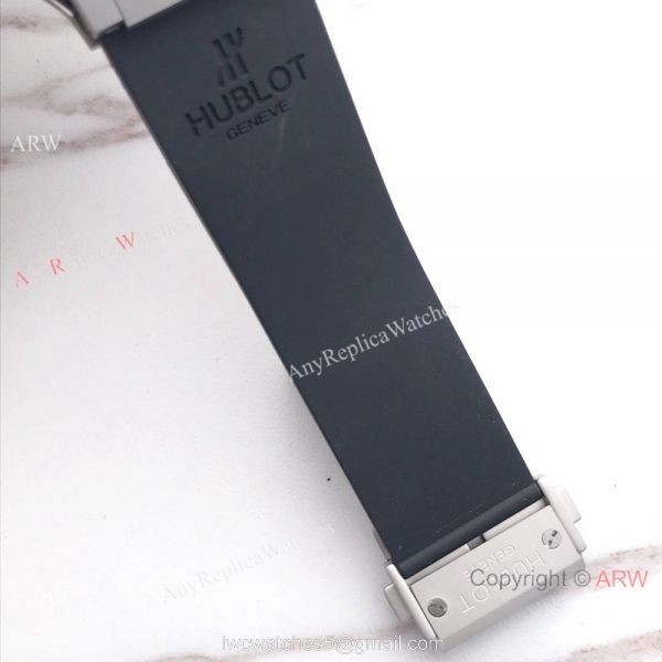 Copy Hublot Geneve Big Bang Stainless Steel Watch Siwss 4100 Carbon Dial 6