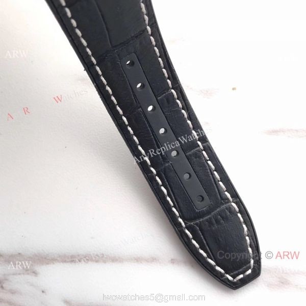 Swiss 1:1 Replica Franck Muller V45 Titanium Black Gummy Strap Watch 45mm 6