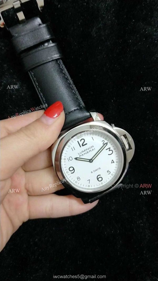 Luminor Panerai 8 Days White Dial Replica Watch PAM561 6