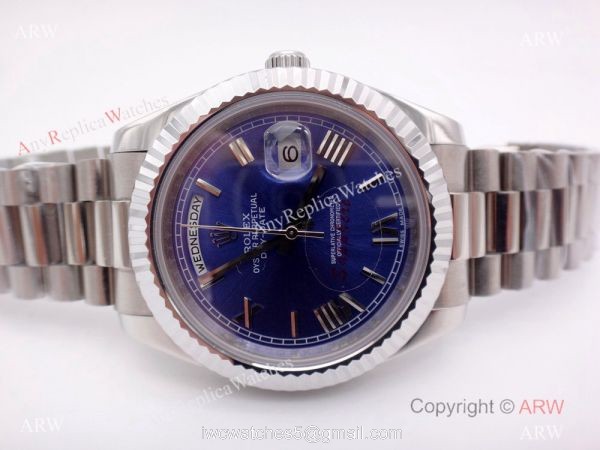 High Quality Replica Rolex Day-Date New Faceted Roman Numerals 6