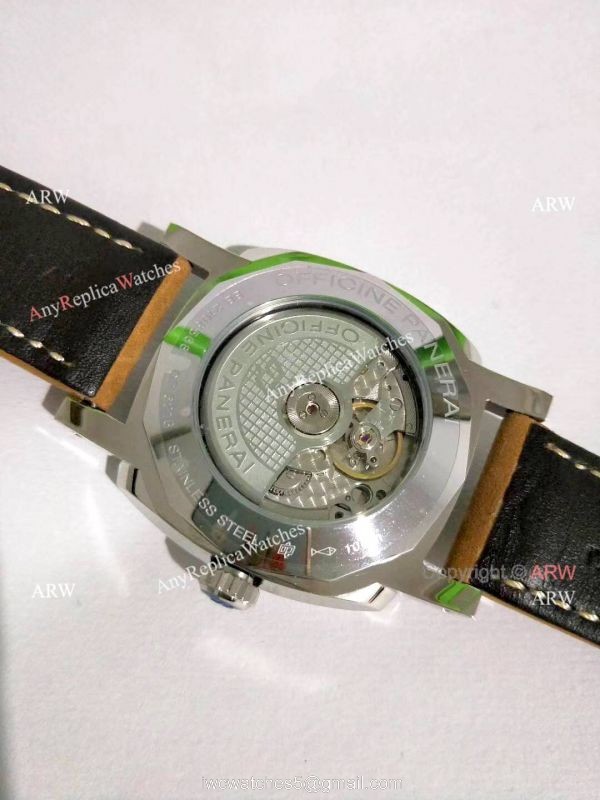Best Panerai Radiomir GMT Power Reserve Black Dial Watch Pam 658 6