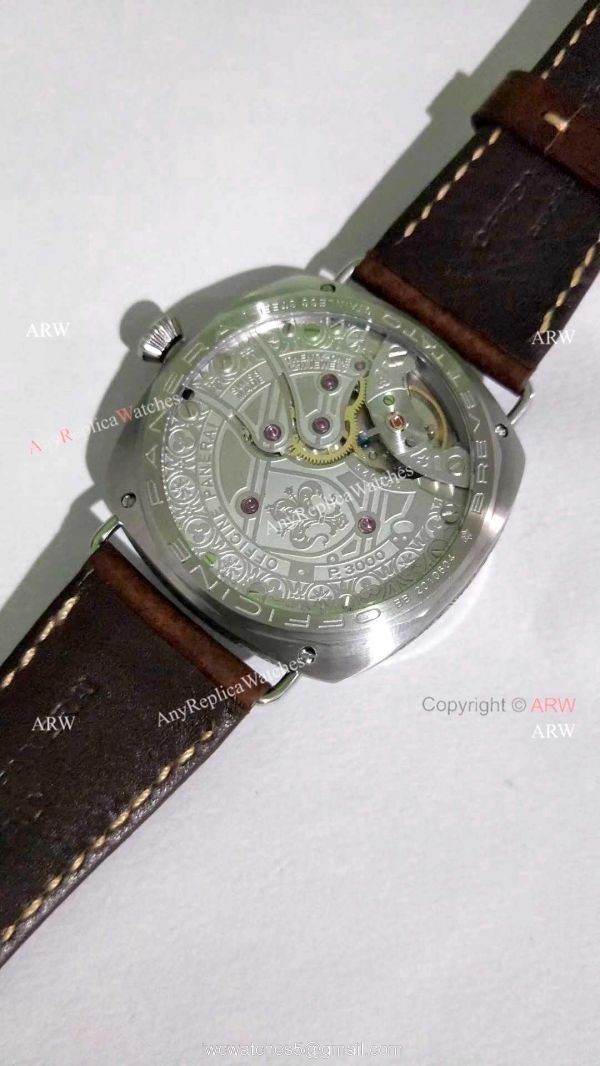 New Replica Panerai Radiomir Firenze PAM00672 Watch Brown Leather Band 6