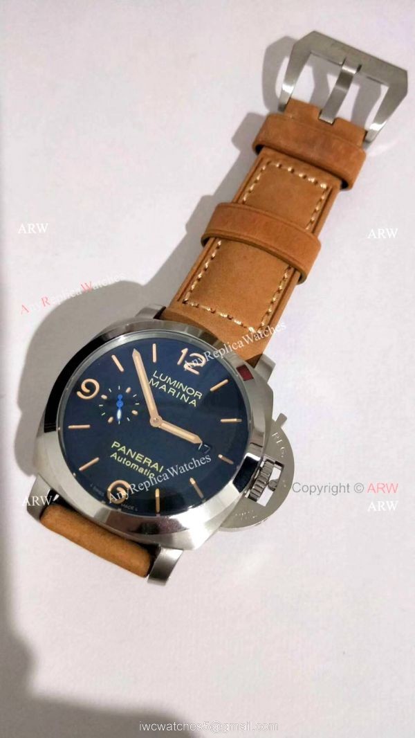 Replica Officine Panerai Pam1312 Luminor Marina Watch Black Dial 44mm 6