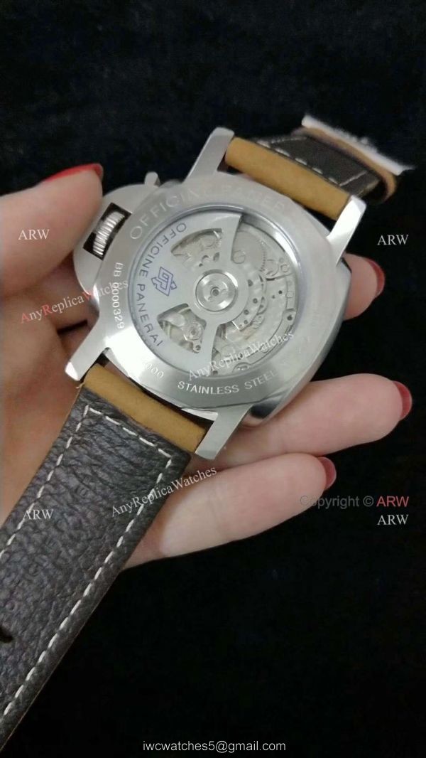 AAA Replica Luminor Panerai 10-Days GMT PAM 533 Watch Brown Leather Band 6