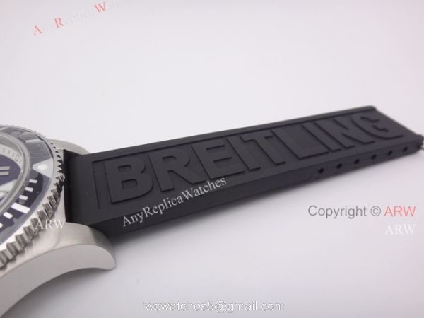High Quality Replica Breitling Superocean Abyss Black Dial Black Rubber Strap Watch 6