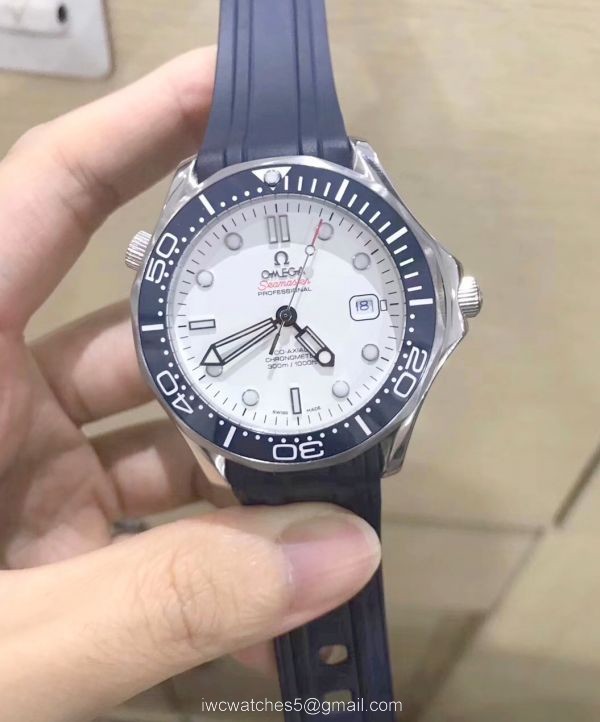 High Quality Replica Watches Omega Seamaster 300m 2018 New Automatic Watches New Wave Dials 6