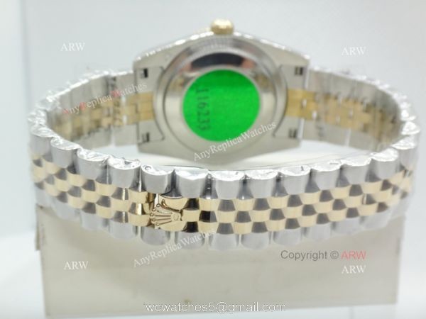 Rolex Oyster Perpetual Datejust Jubille Bracelet Black Rolex Dial Copy Watch 6