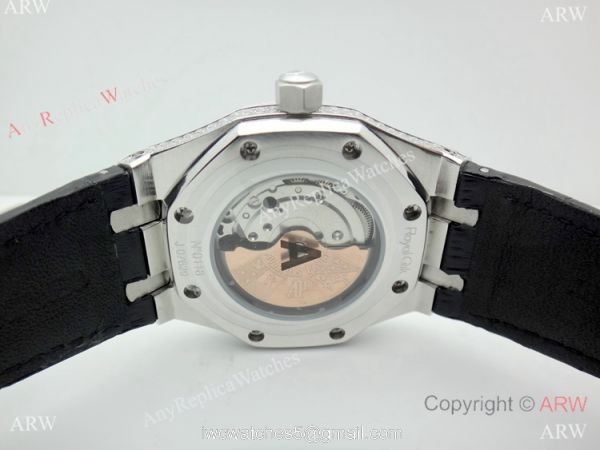 2019 Replica Audemars Piguet Royal Oak 44MM Watch SS Diamond Dial 6