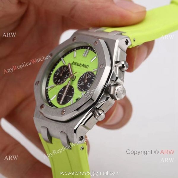 Audemars Piguet Knock off Watches / Women Size / Royal Oak offshore SS Green Dial 6