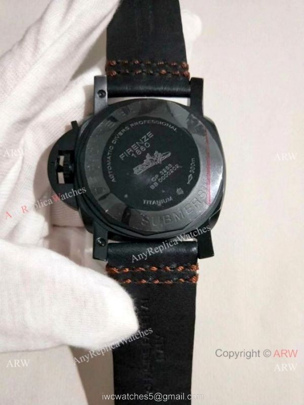 Panerai Luminor Submersible All Black Watch 47mm PAM508 Replica 6