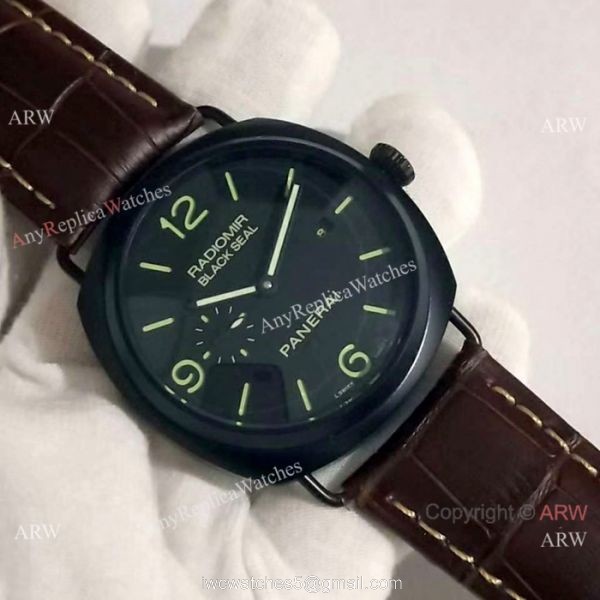 Best Replica Panerai Radiomir Black Seal Black Case Watch PAM388 6