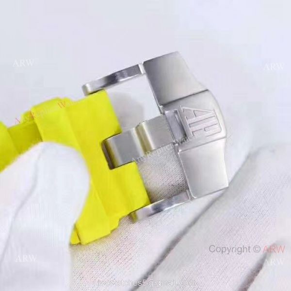 NEW Replica Audemars Piguet Royal Oak Offshore Watches SS Yellow Dial 6
