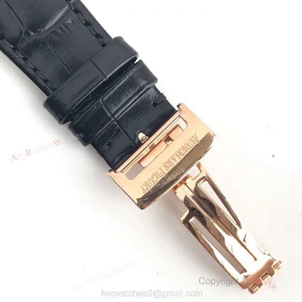 Swiss Copy Audemars Piguet Royal Millenary Rose Gold Diamond Watches 4101 Movement 6