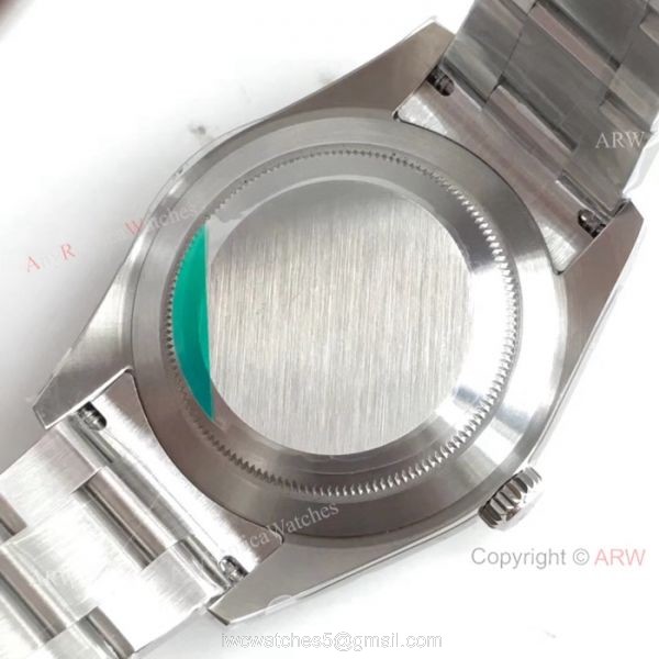 Swiss Copy Rolex Oyster Perpetual Stainless Steel Black Dial Watch Highest Quality AR Factory Rolex 6