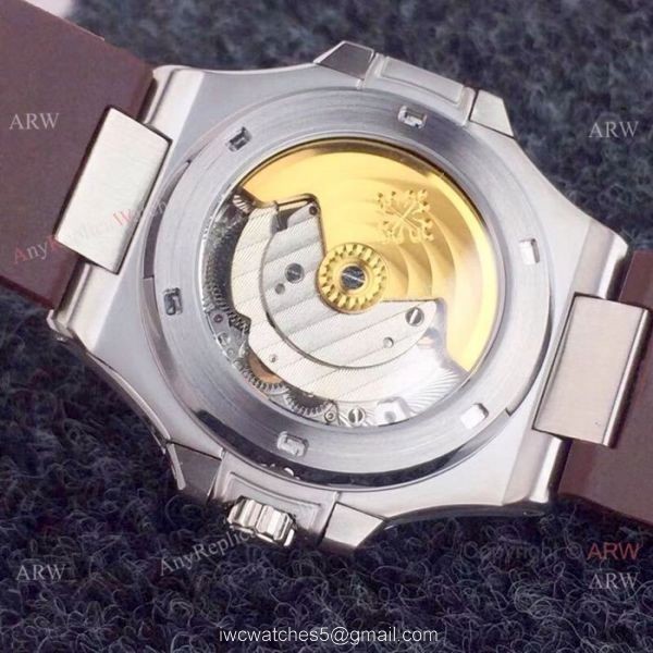 Best Quality Patek Philippe Nautilus Power Reserve Watches SS Blue Dial 6