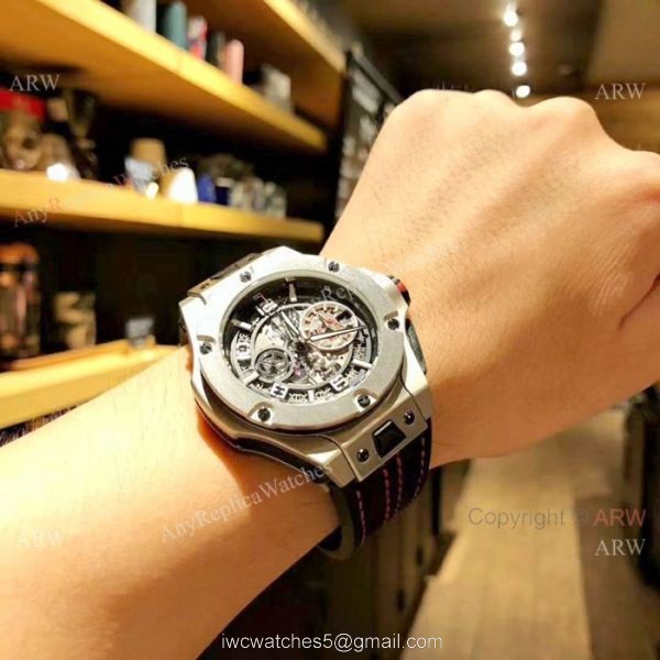 High Quality Hublot Big Bang Skeleton Dial Watch For Sale 45mm 6