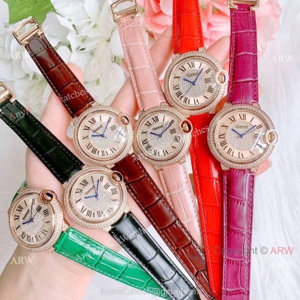 Best Replica Cartier Ballon Bleu De Quartz Watches Low Price 6