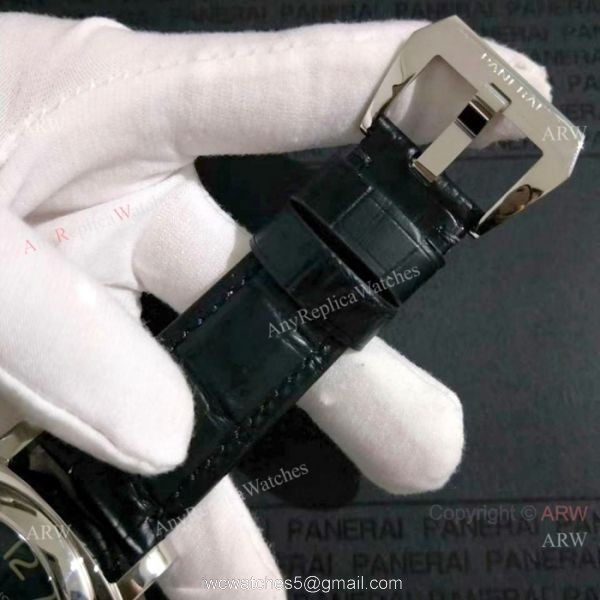 Low Price Panerai Luminor SS Black Dial Knock Off Watches from China 6