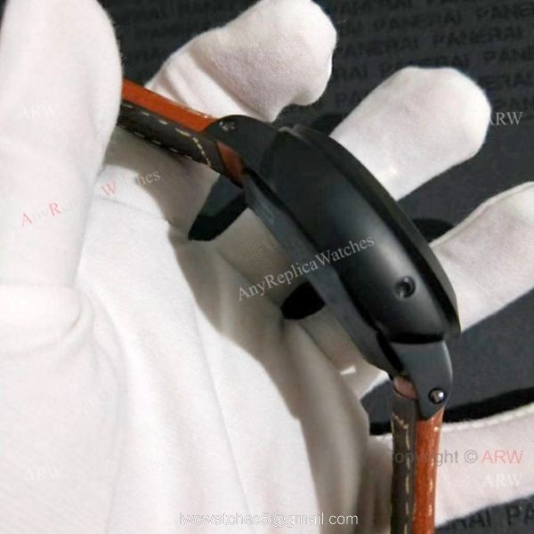 New Luminor Marina Panerai Black PVD Watch PAM00661 6