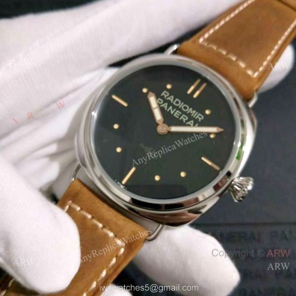 Copy Radiomir Panerai p3000 Automatic Black Dial Watch PAM425 6