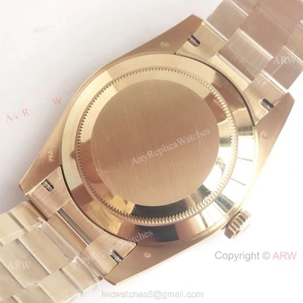 Swiss 2836 Rolex Presidential Diamond Bezel Replica Watch Day Date II Ice Out 6